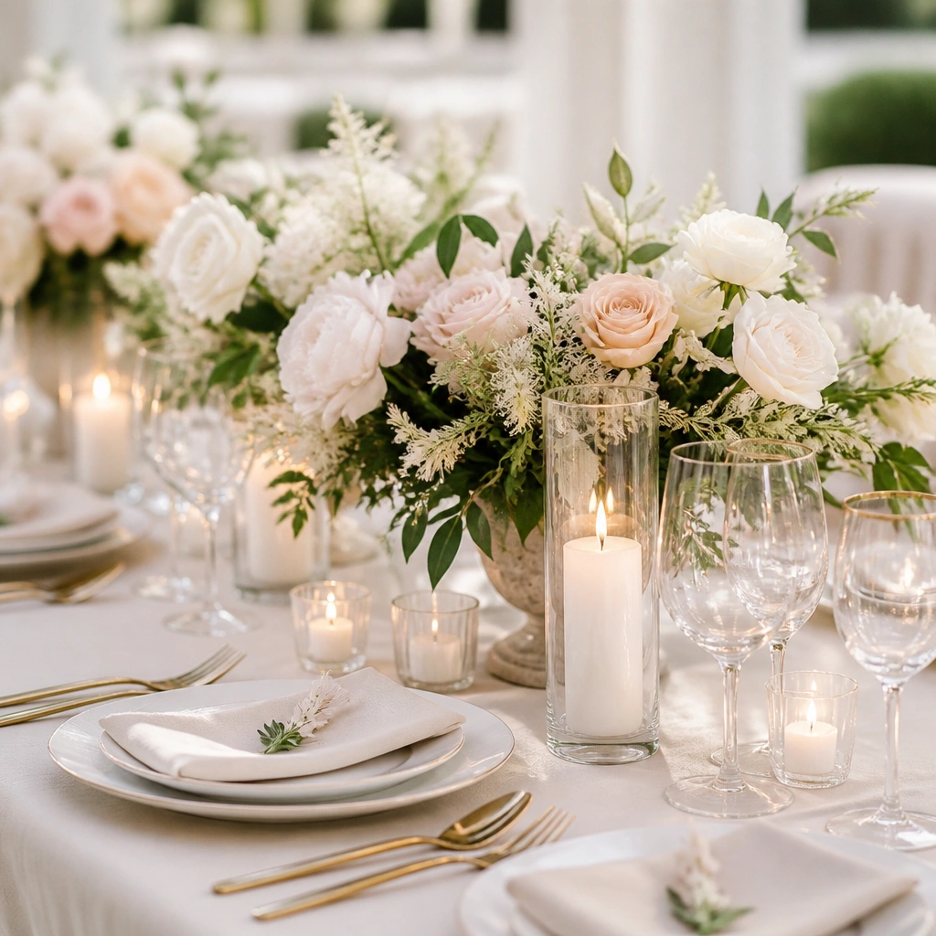 Aesthetic Elegant Wedding Table Decor for Your Tables