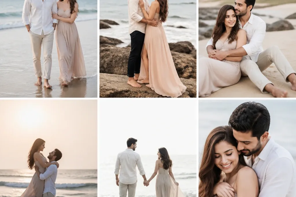 Beach Pre-Wedding Shoot Ideas and Poses