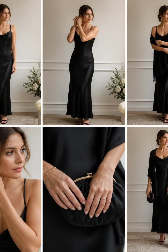 How to Style a Black Tie Wedding Guest Dress (Step by Step)