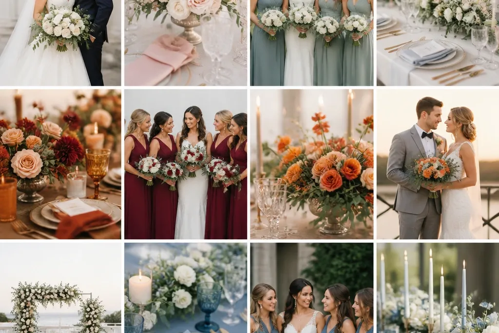 Best Wedding Color Schemes vs Popular Palettes