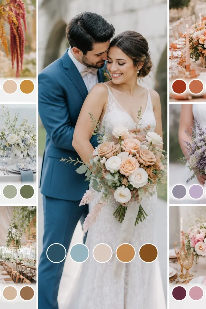 Best Wedding Color Schemes vs Popular Palettes