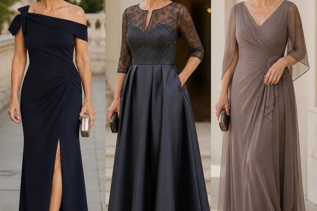 Black Tie Wedding Guest Dresses for Women Over 50