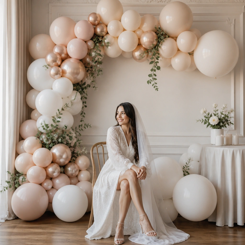Low-Maintenance Bride-to-Be Balloon Decoration Ideas
