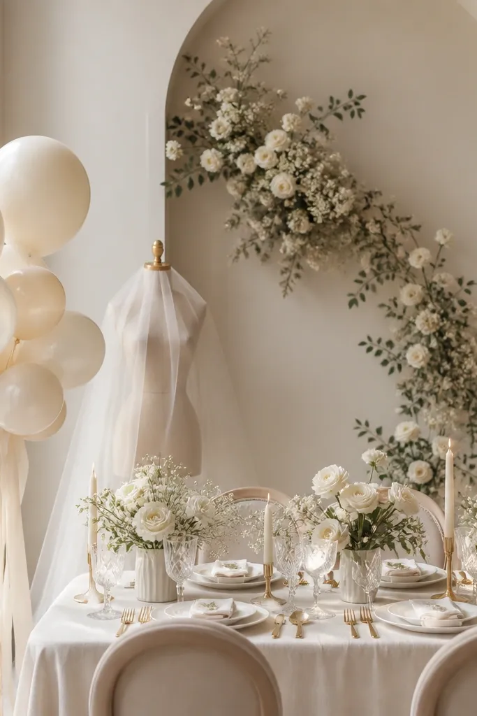 Aesthetic Bride to be decoration ideas that look expensive