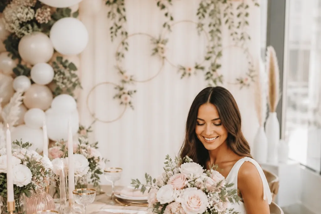 Modern Bride-to-Be Party Decoration Ideas