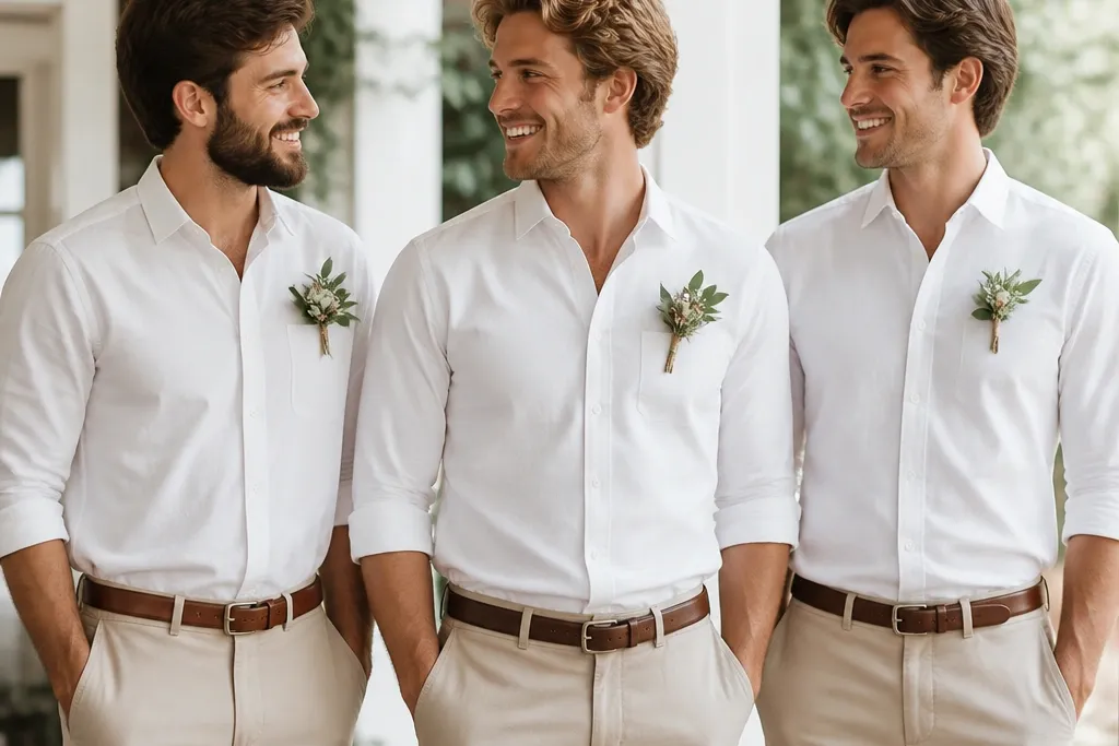 Easy Styling for Casual Groomsmen Attire