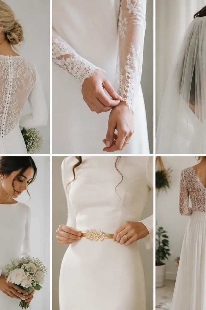 Affordable Long Sleeve Wedding Dress Styling Hacks