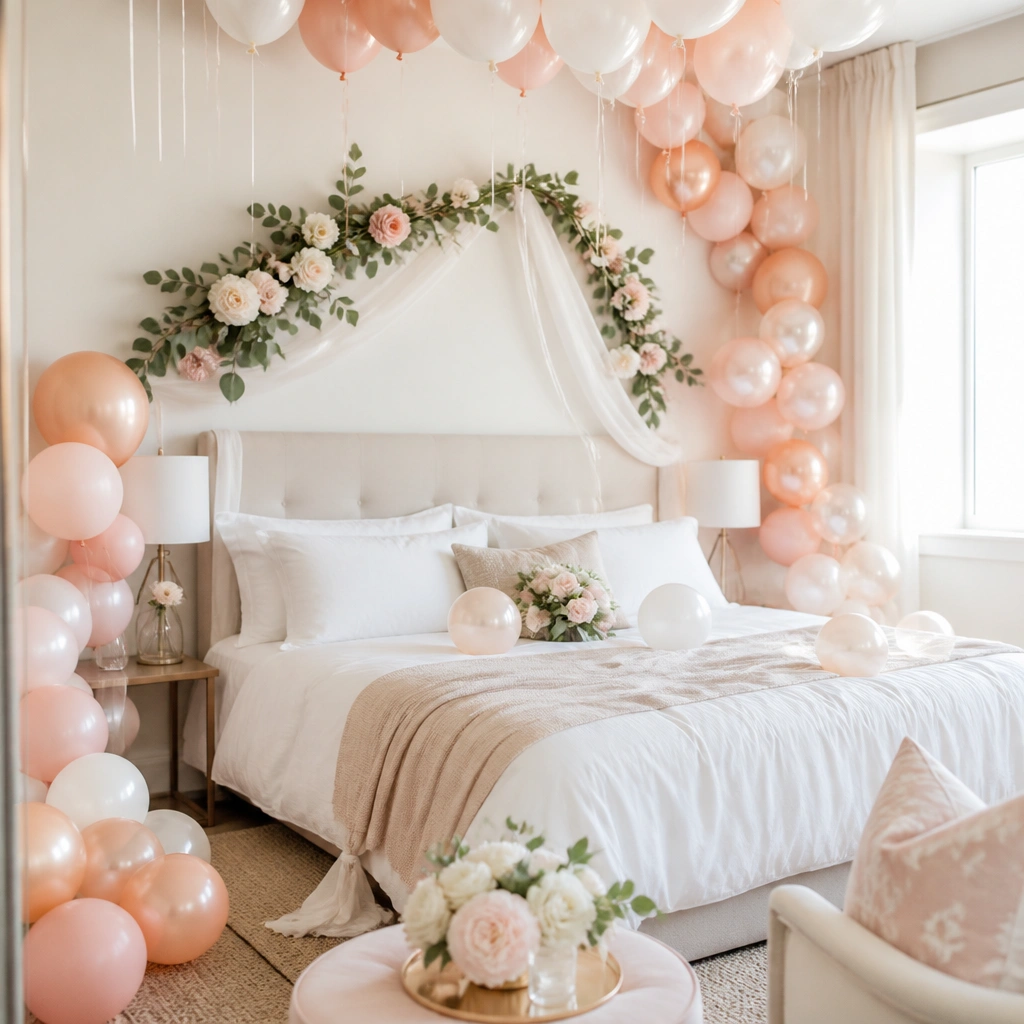 No-Drill DIY Bride Room Decorations for the Wedding Morning
