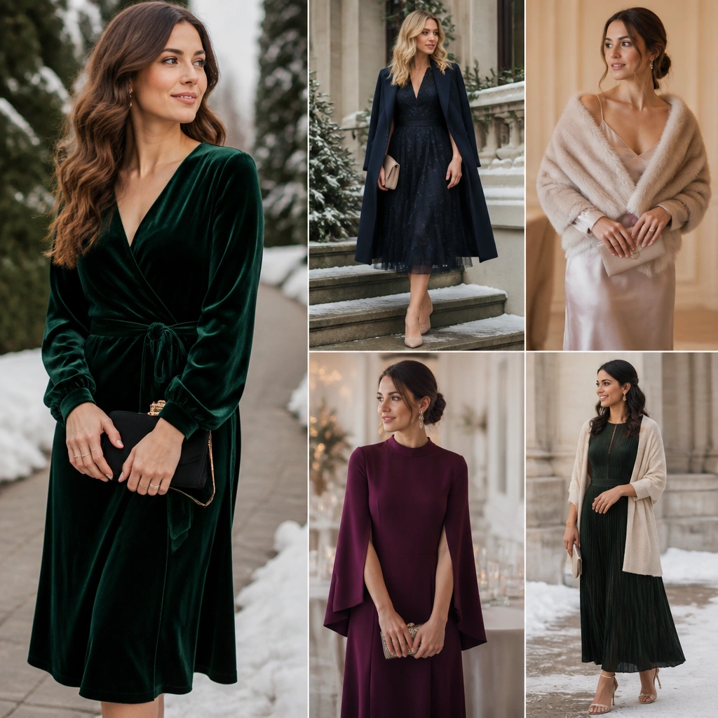 Formal Winter Wedding Guest Outfit Ideas