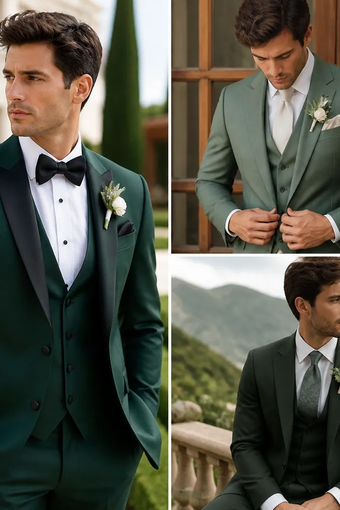 Aesthetic Green Groom Suit Ideas That Look Expensive