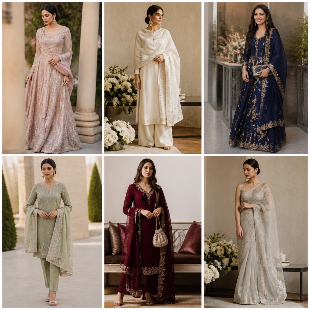 Indian Winter Wedding Guest Outfit Ideas