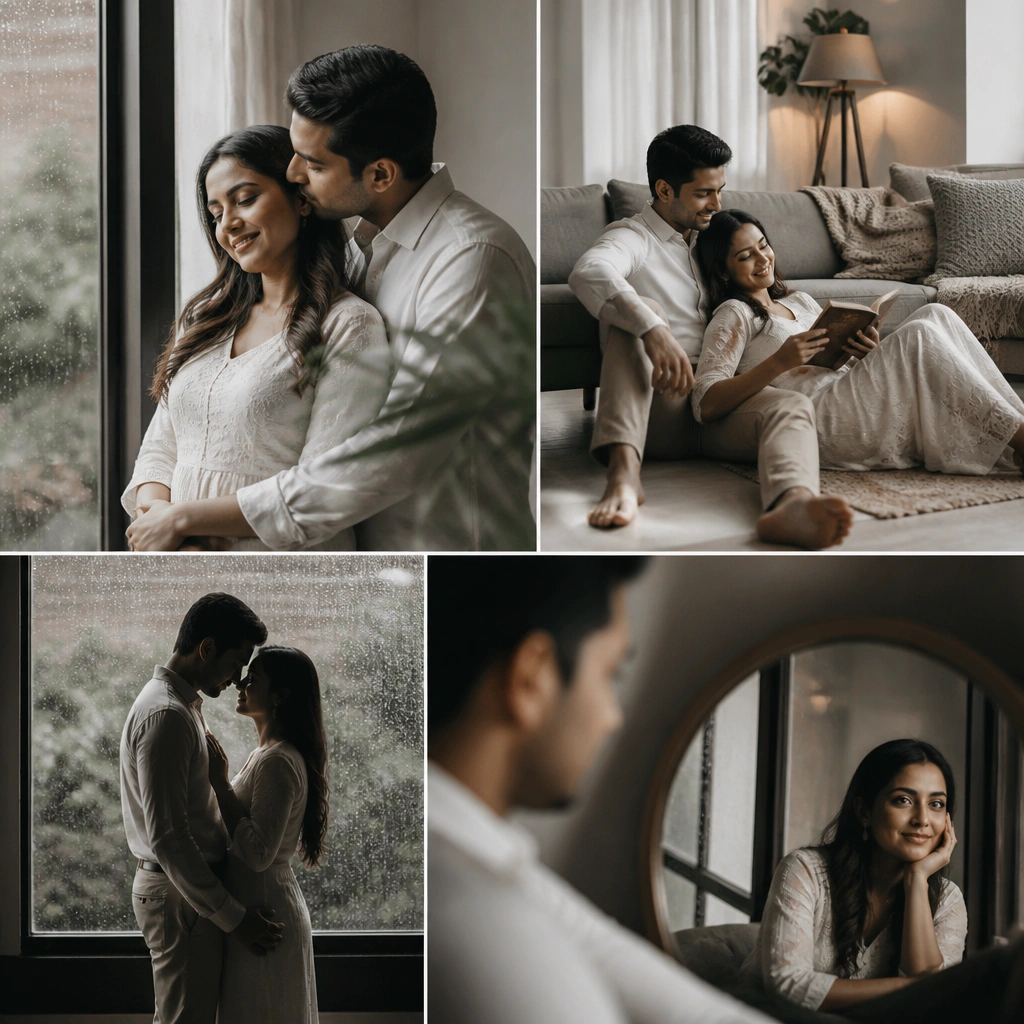 Indoor Pre-Wedding Shoot Ideas for Rainy Days