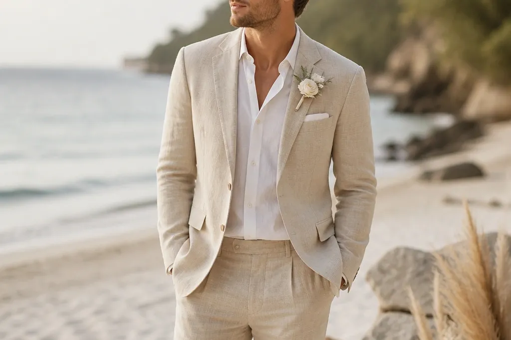 Style a Linen Groom Suit for a Beach Wedding (Easy Guide)