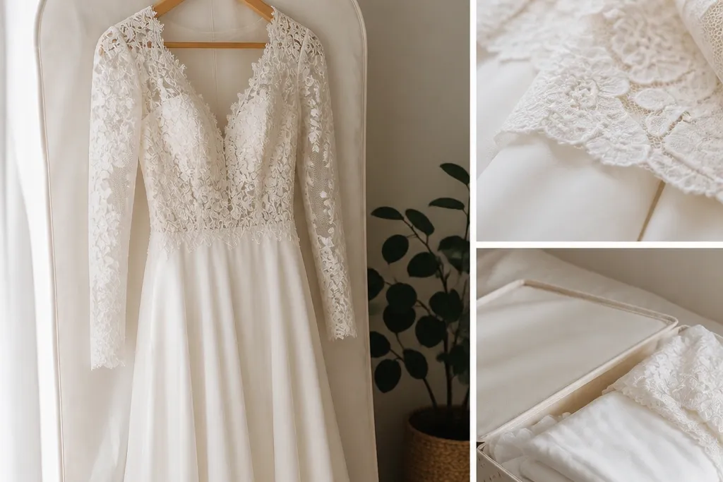 With-Storage Tips for Your Long Sleeve Wedding Dress
