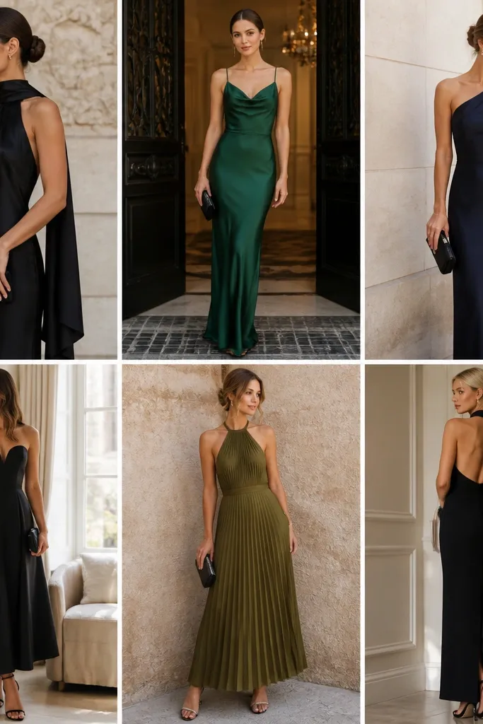 Luxe Black Tie Wedding Guest Dress Ideas