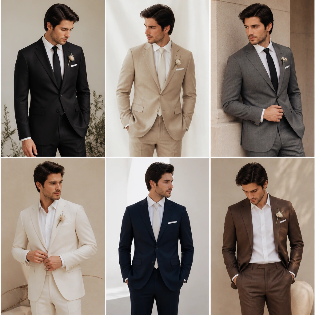 Modern Minimalist Groom Suit Ideas (Clean & Year-Round)