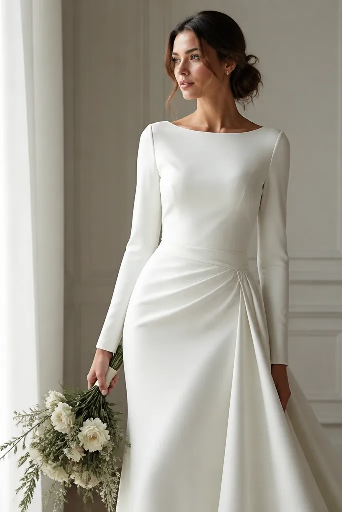 Modern Styling Rules for a Long Sleeve Wedding Dress