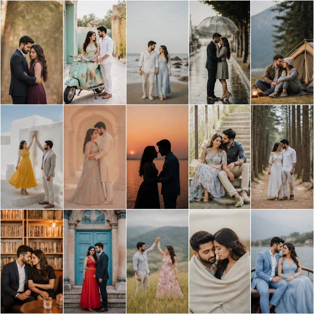Pre-Wedding Shoot Themes: 15 Ideas to Inspire You