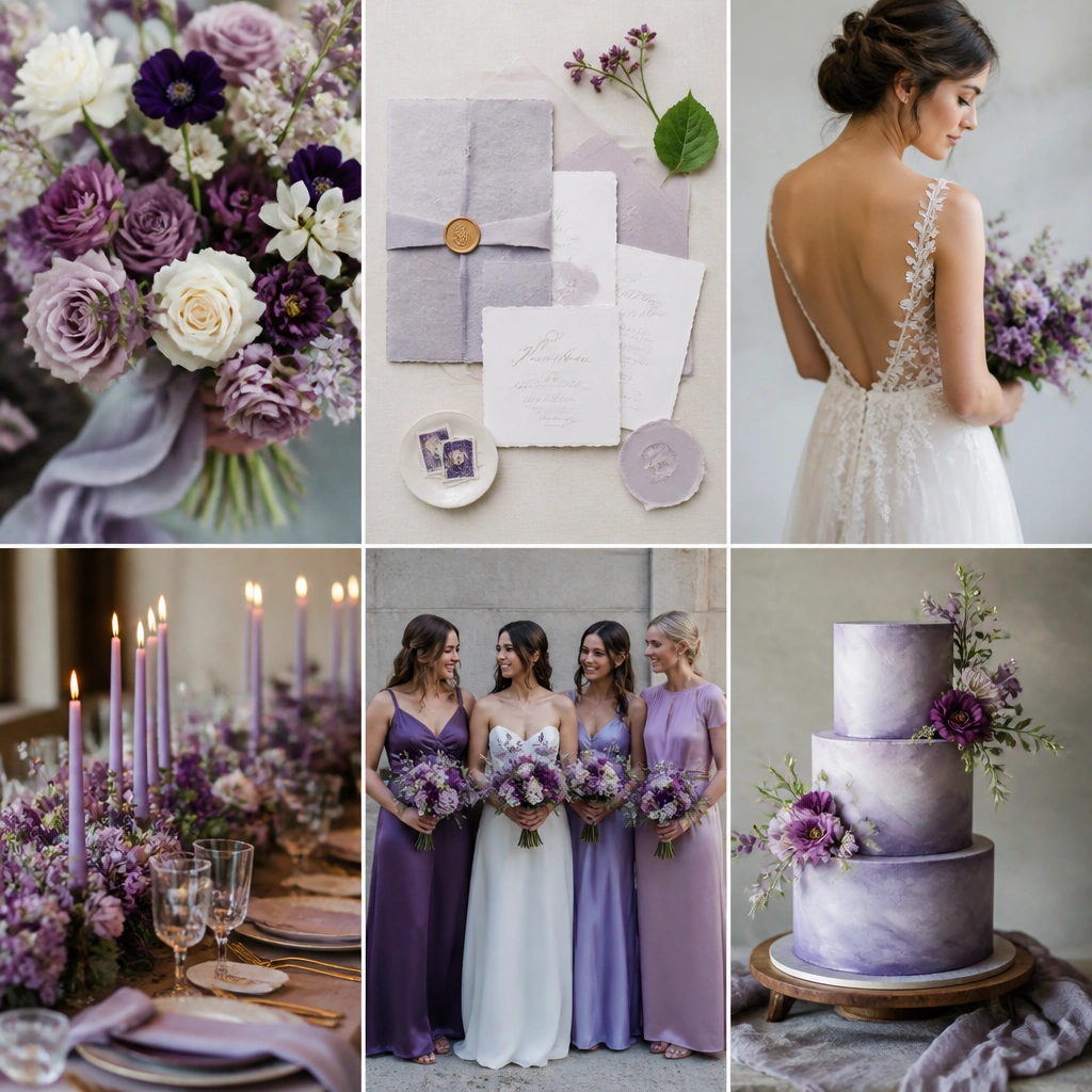 Purple Wedding Color Schemes