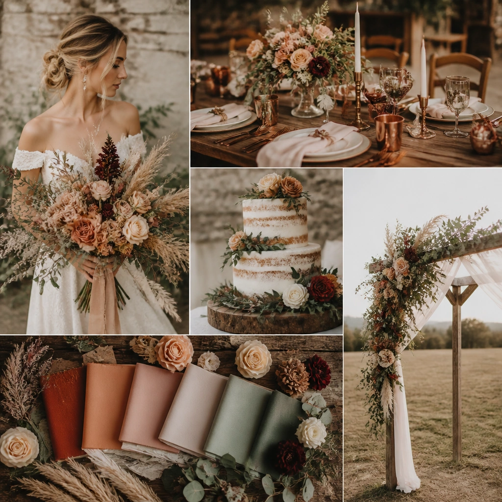 Rustic Wedding Color Schemes