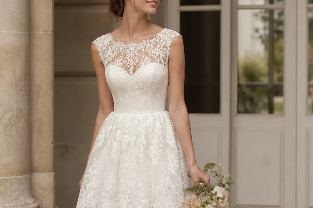 Short Lace Wedding Dresses We Love