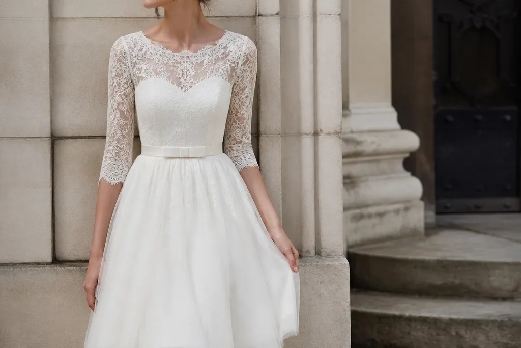 Short Vintage Wedding Dresses