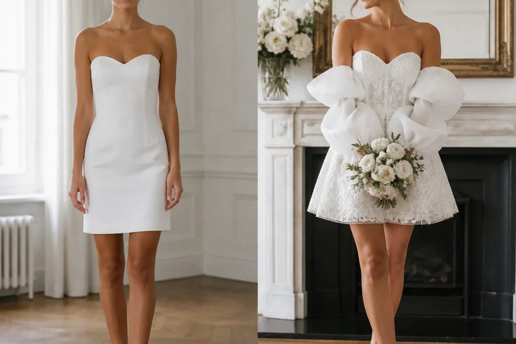 Short Wedding Dress Transformations: Before & After