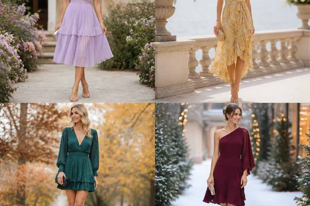 Short Wedding Guest Dresses for Every Season