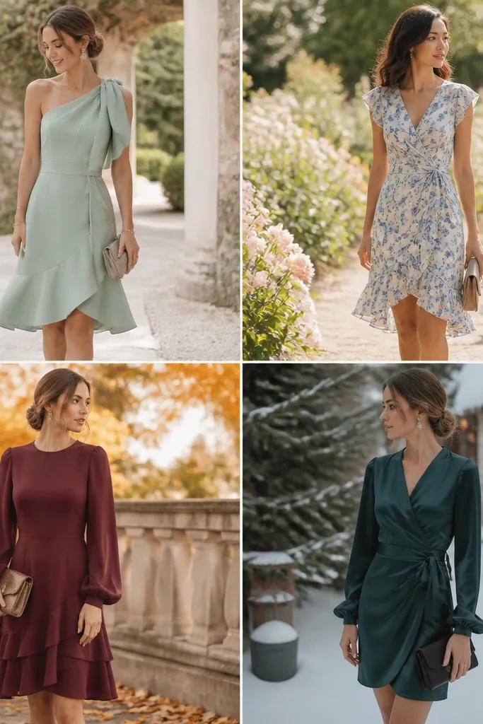 Short Wedding Guest Dresses for Every Season