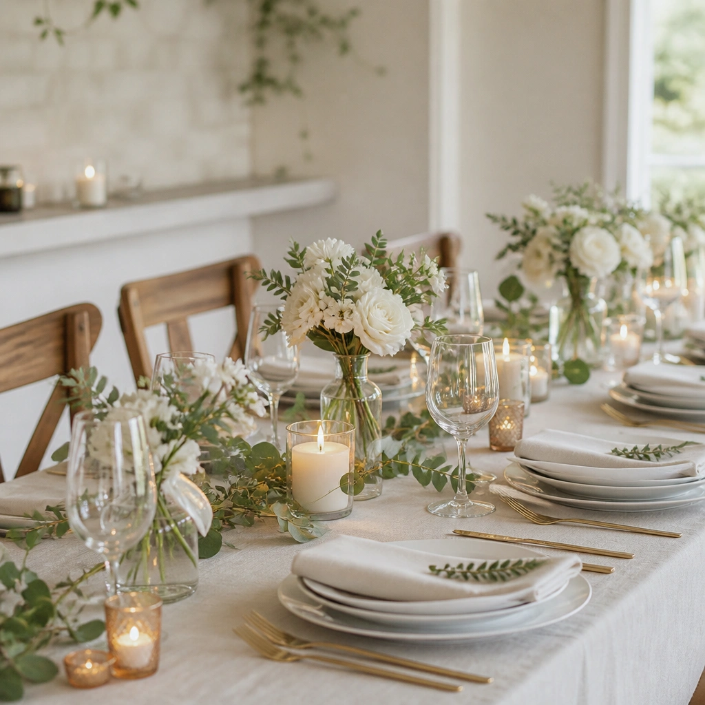 Small-Space Wedding Table Decorations (No Stress)