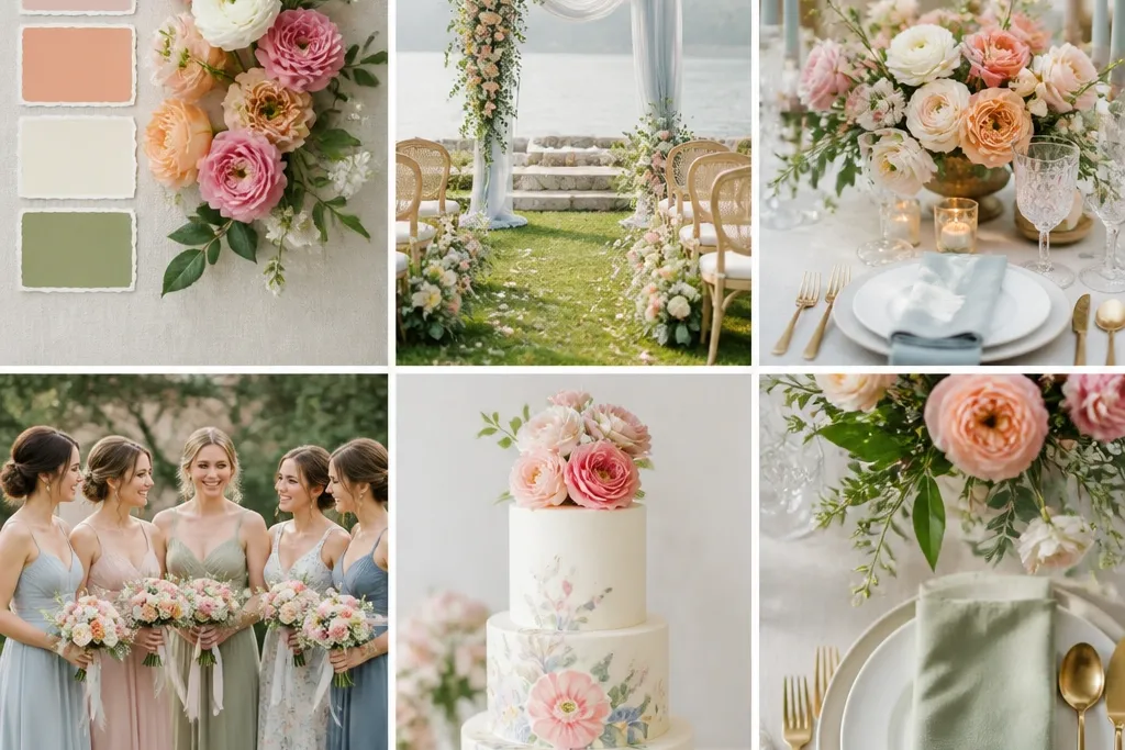 Step-by-Step Spring Wedding Color Schemes