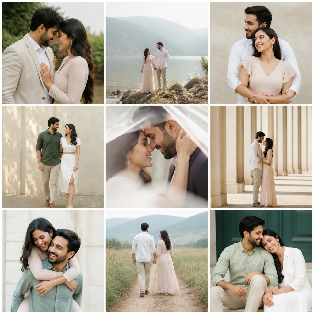 Step-by-Step Pre-Wedding Shoot Ideas for Beginners