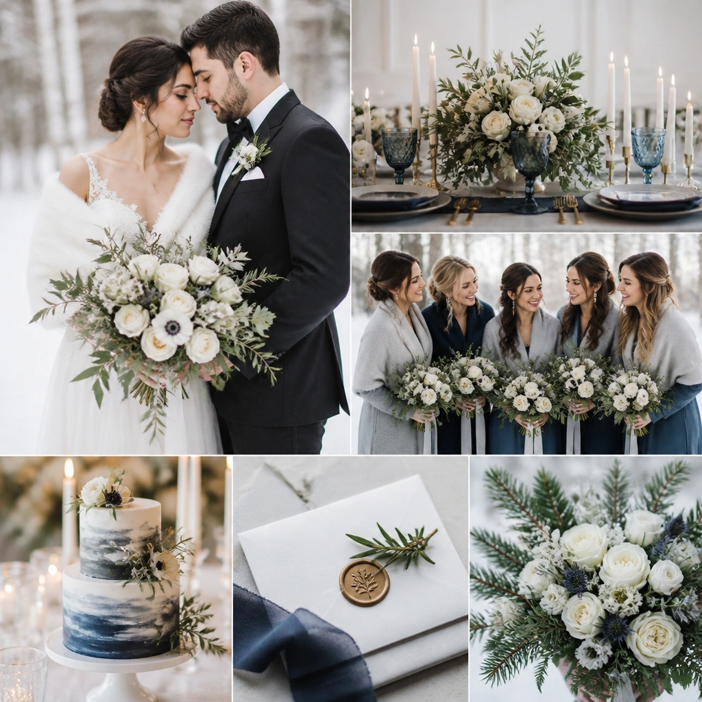 Winter Wedding Color Schemes