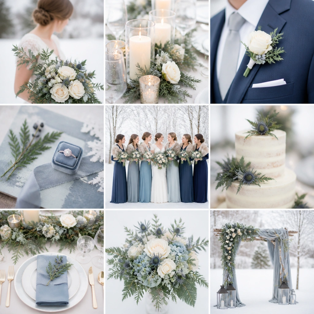 Winter Wedding Color Schemes