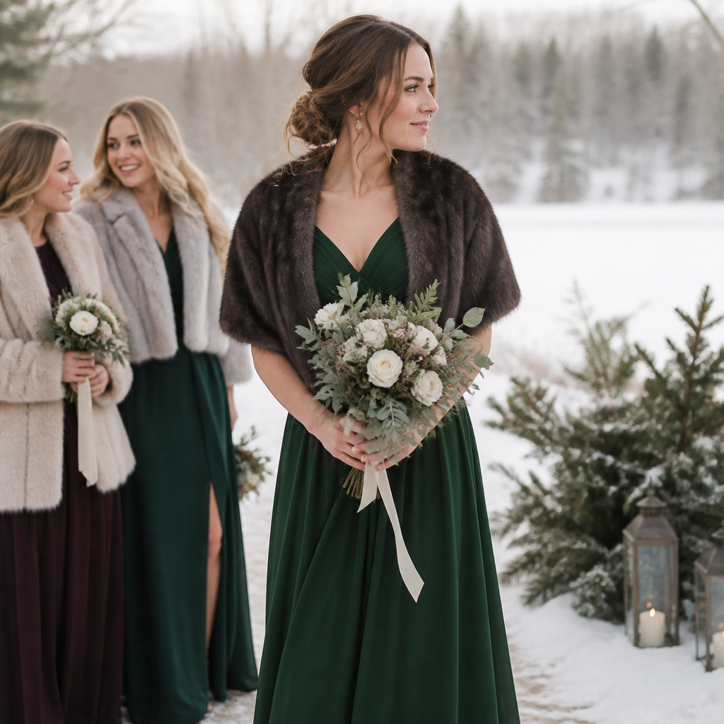 What to Wear to an Outdoor Winter Wedding