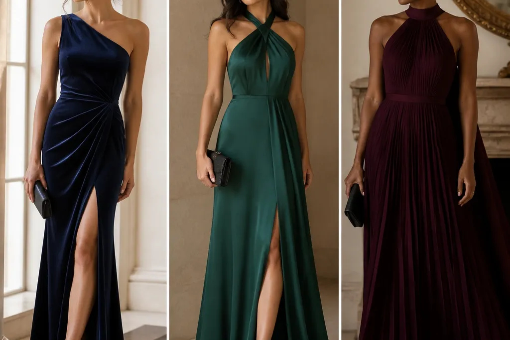 Winter Black Tie Wedding Guest Dress Picks