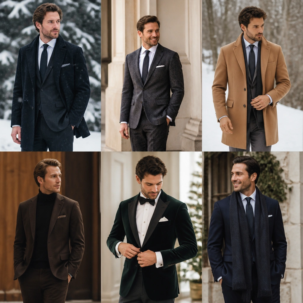 Winter Wedding Guest Outfit Ideas for Men